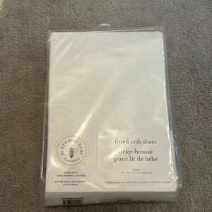 New Burt’s Bees Baby Crib Fitted Sheet